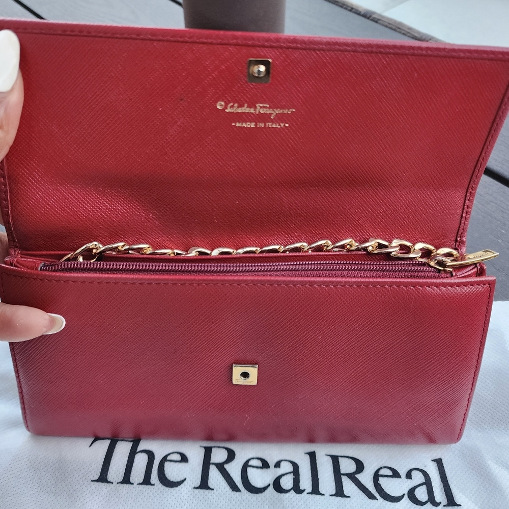 📣SOLD!! GUC Salvatore Ferragamo Saffiano wallet - Picture 7 of 9